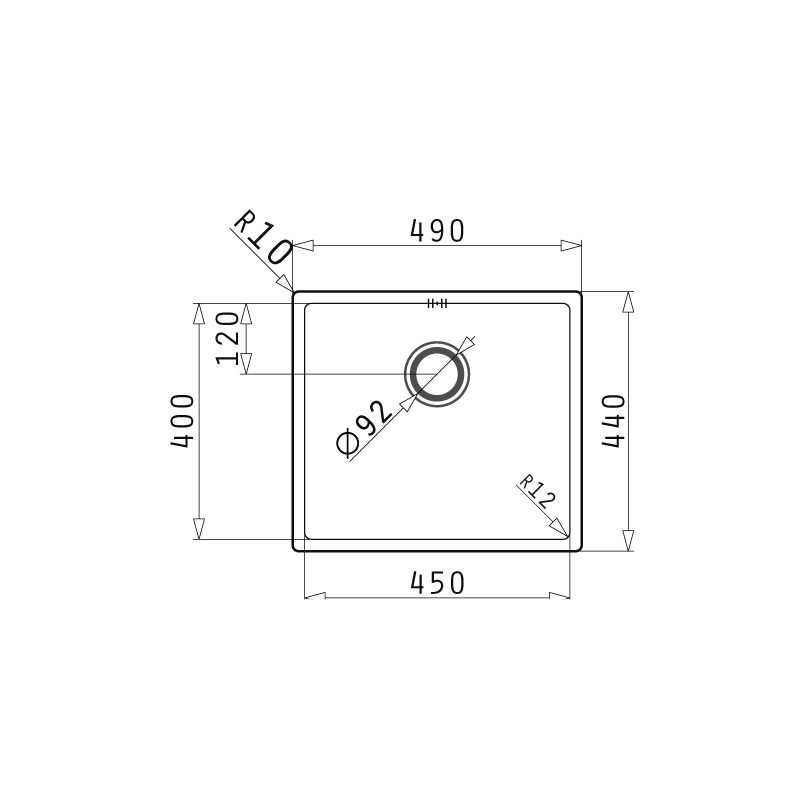 Sudopera ASTRIS R12 (45X40) 1B_P shema