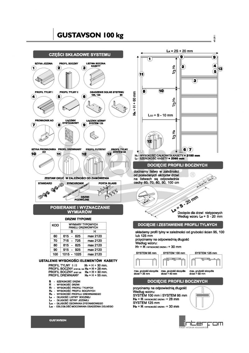 gustavson klizni sistem 5