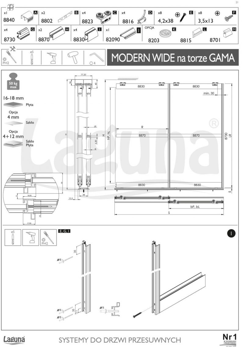 modern wide klizni sistem 2