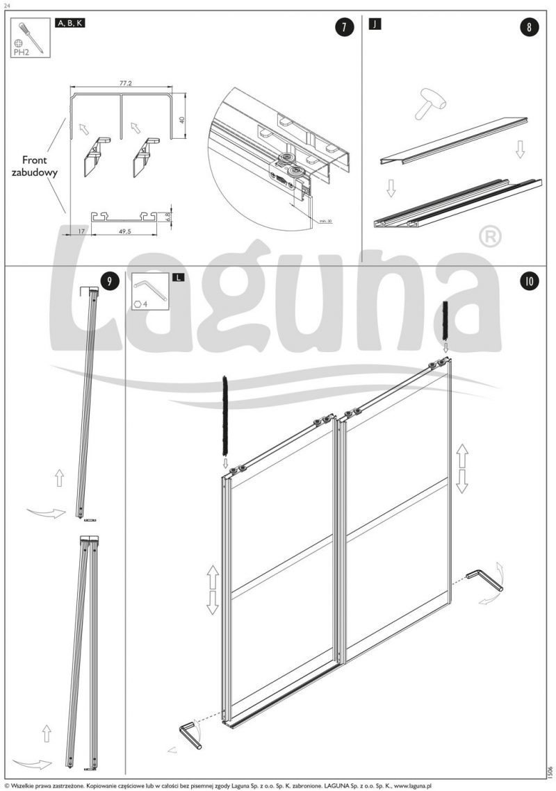 modern wide klizni sistem 8