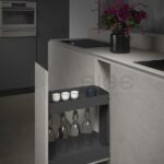 SIGE - Metalna korpa 30cm Antracit