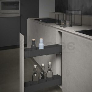 SIGE - Metalna korpa 20cm Antracit