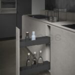 SIGE - Metalna korpa 15cm Antracit