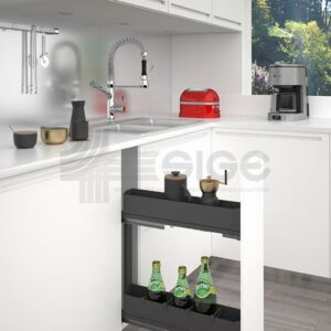 SIGE - Metalna korpa 15cm Antracit